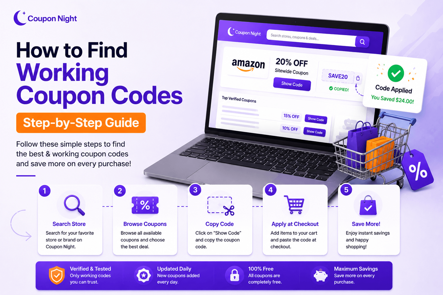 How to Find Working Coupon Codes (Step-by-Step Guide)