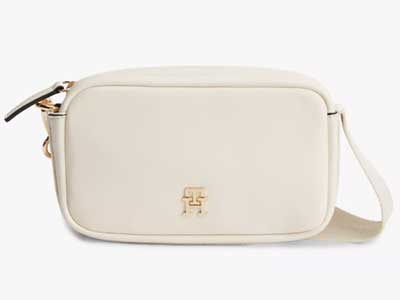 Monogram Clasp Medium Satchel Bag