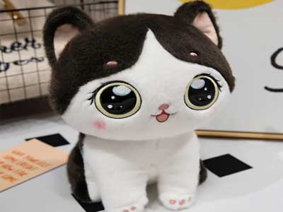 Big-Eyed Cute Kitten Plush